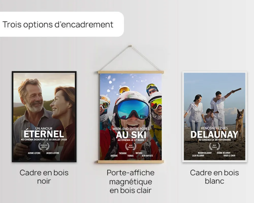 Affiche de film personnalisée|Cadeaux.com
