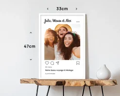 Affiche Instagram personnalisée|Cadeaux.com New