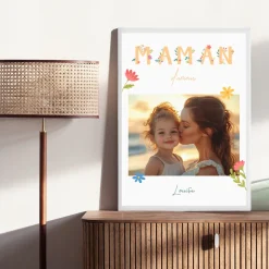 Affiche personnalisée - Amour Fleuri|Cadeaux.com Best