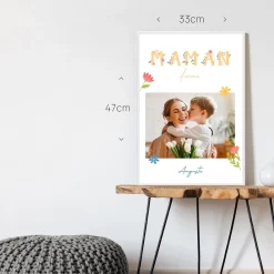 Affiche personnalisée - Amour Fleuri|Cadeaux.com Best