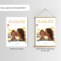 Affiche personnalisée - Amour Fleuri|Cadeaux.com Best