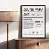 Affiche personnalisée - Composition d'un jeune papa|Cadeaux.com