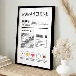 Affiche personnalisée - Composition d'une jeune maman|Cadeaux.com Clearance