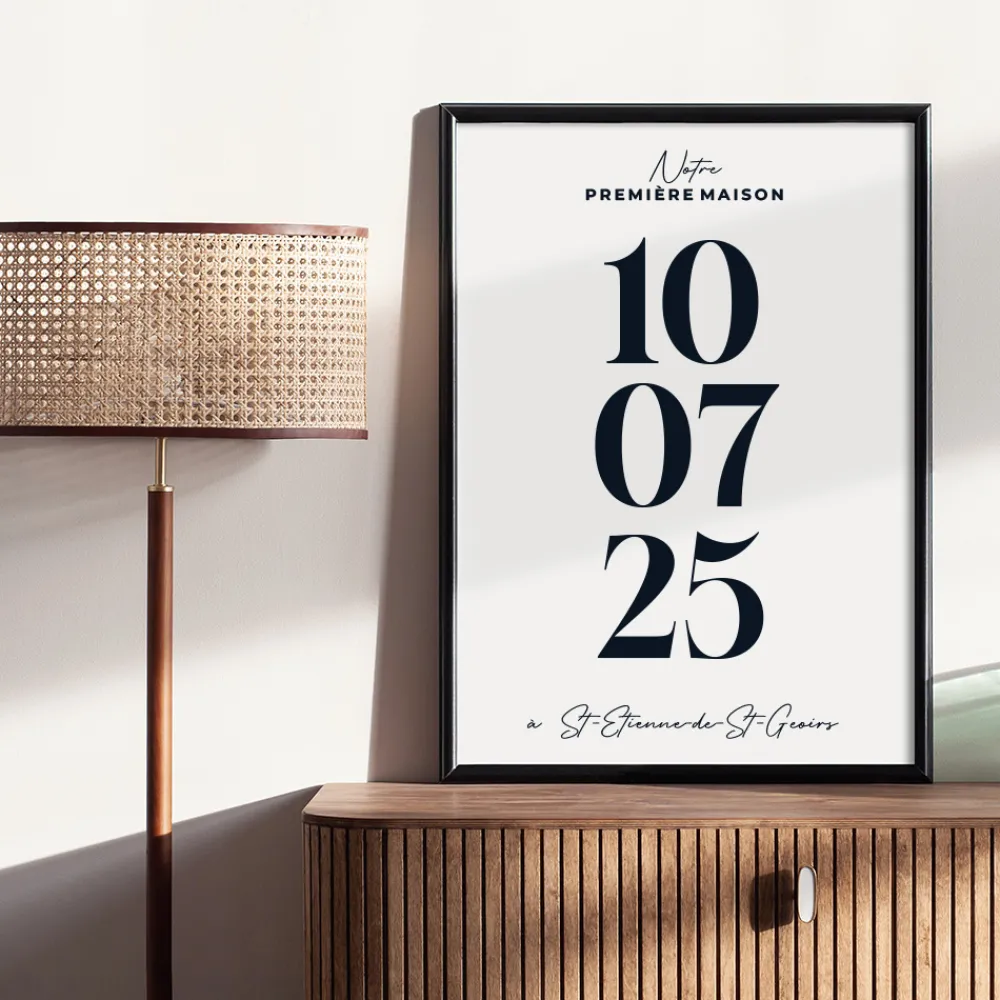 Affiche personnalisée - Date Marquante|Cadeaux.com Clearance