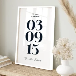 Affiche personnalisée - Date Marquante|Cadeaux.com Clearance