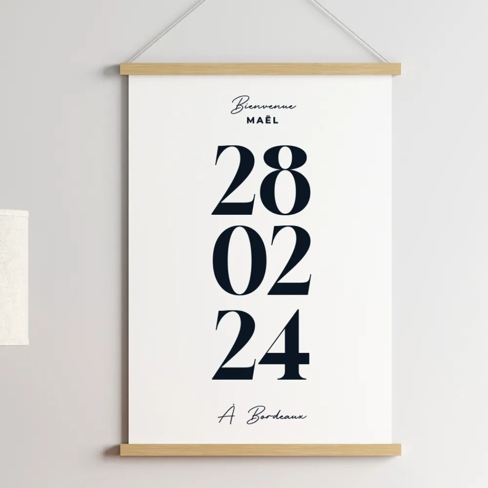 Affiche personnalisée - Date Marquante|Cadeaux.com Clearance