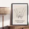 Affiche personnalisée - Dessin au trait|Cadeaux.com Outlet
