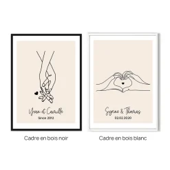 Affiche personnalisée - Dessin au trait|Cadeaux.com Outlet