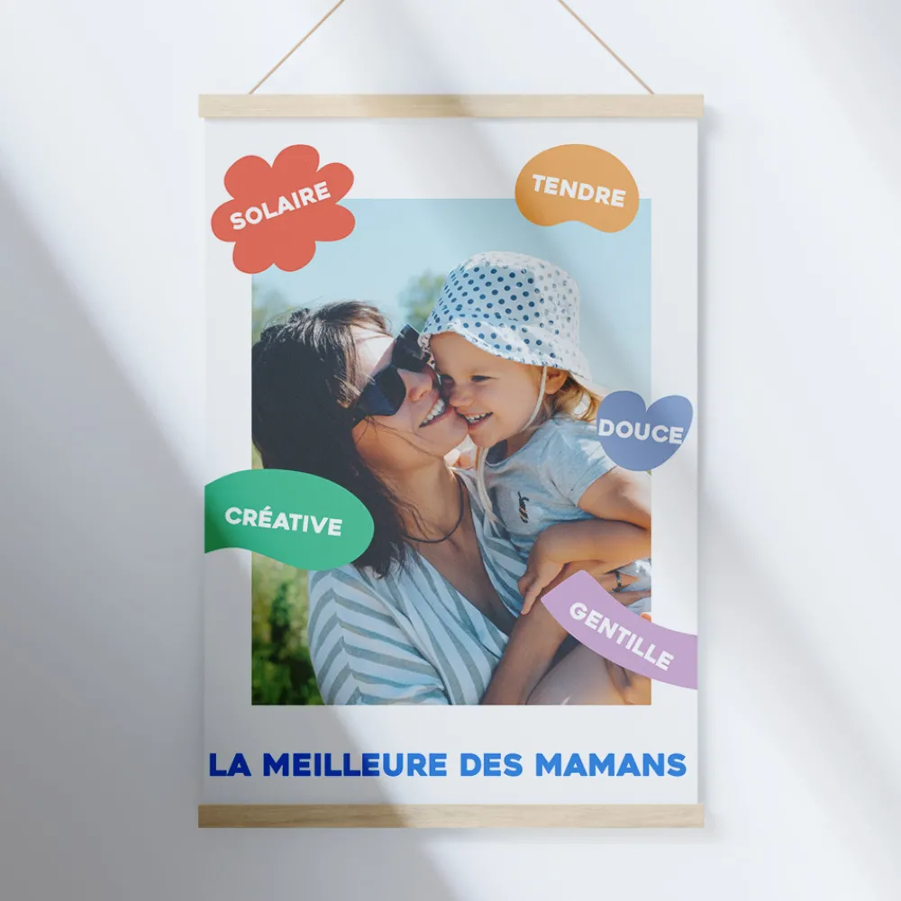 Affiche personnalisée - Eclats de Couleurs|Cadeaux.com New