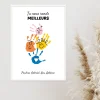 Affiche personnalisée - Empreintes pour papa|Cadeaux.com Sale