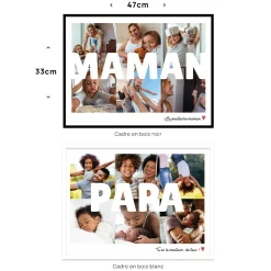 Affiche personnalisée - Multi photos famille|Cadeaux.com New