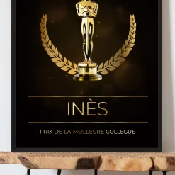 Affiche personnalisée - Oscars|Cadeaux.com Outlet