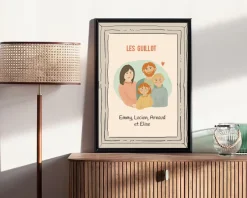 Affiche personnalisée - Portrait de famille|Cadeaux.com Sale