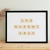 Affiche personnalisée - Scrabble|Cadeaux.com New