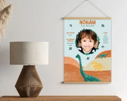 Affiche personnalisée enfant anniversaire - Dinosaure|Cadeaux.com Sale
