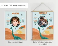 Affiche personnalisée enfant anniversaire - Dinosaure|Cadeaux.com Sale