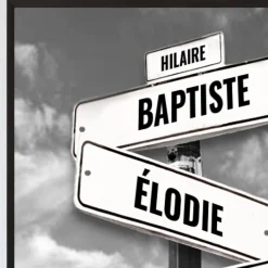 Affiche personnalisée message - Destination NYC|Cadeaux.com Online