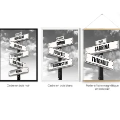 Affiche personnalisée message - Destination NYC|Cadeaux.com Online