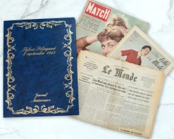 Authentique journal du jour de naissance dans son écrin personnalisé|Cadeaux.com
