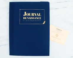 Authentique journal du jour de naissance dans son écrin personnalisé|Cadeaux.com