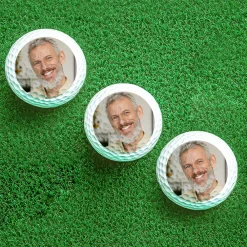 Balles de golf personnalisées (lot de 3) - Photo|Cadeaux.com New