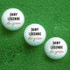 Balles de golf personnalisées (lot de 3) - Message|Cadeaux.com Best