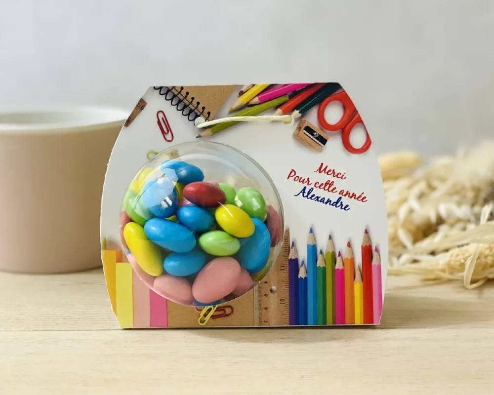 Ballotin de chocolats - Merci Maîtresse, Maître et ATSEM|Cadeaux.com New