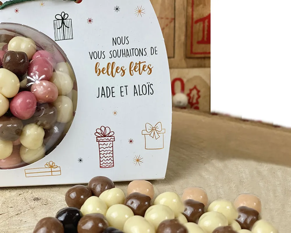 Ballotin de chocolats Noël|Cadeaux.com Outlet