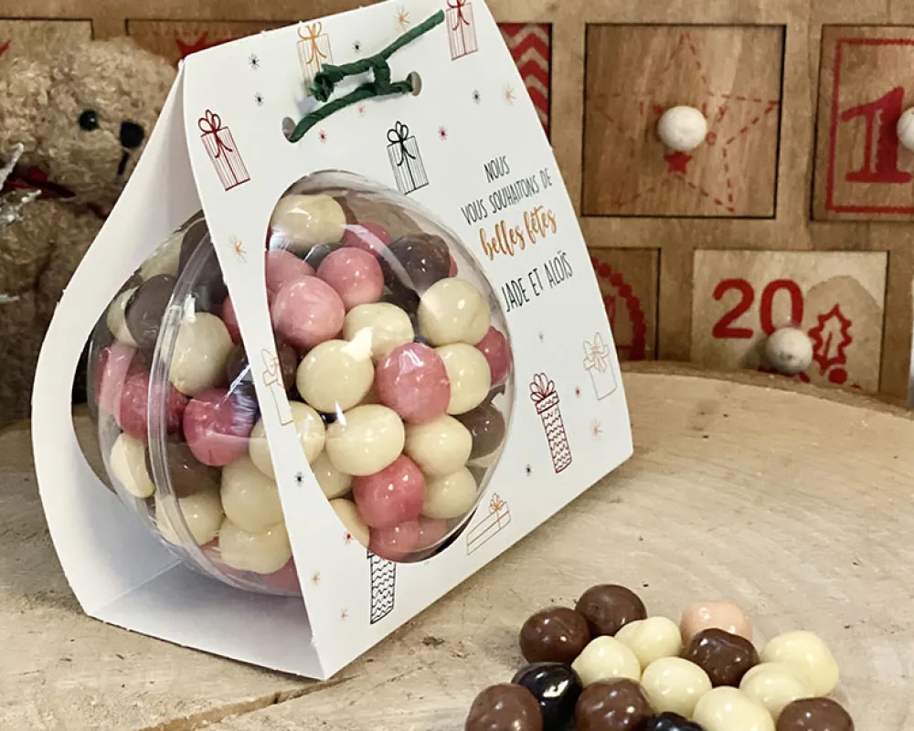 Ballotin de chocolats Noël|Cadeaux.com Outlet