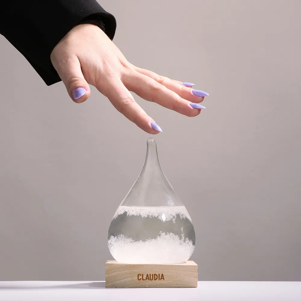 Baromètre Tempête Storm Glass - Prénom|Cadeaux.com New