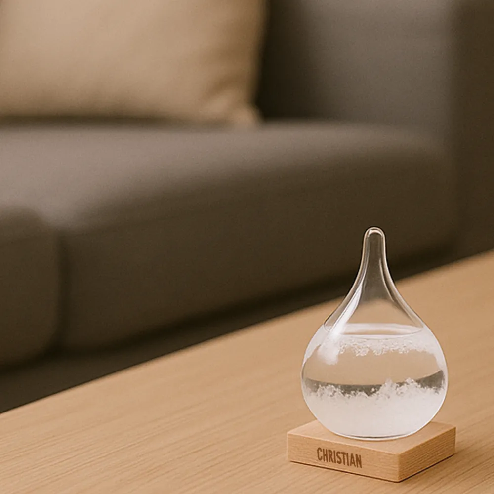 Baromètre Tempête Storm Glass - Prénom|Cadeaux.com New