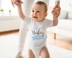 Body bébé personnalisé - Parrain|Cadeaux.com