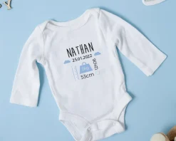 Body personnalisé pour bébé - Naissance - Bleu|Cadeaux.com Online