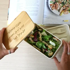 Boite à bento personnalisée - Mots d'enfants pour maitresse|Cadeaux.com Best