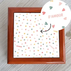 Boite à bijoux personnalisée - Message Secret|Cadeaux.com