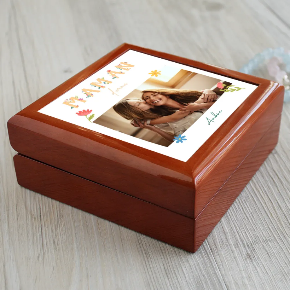 Boite à bijoux personnalisée - Amour Fleuri|Cadeaux.com Sale