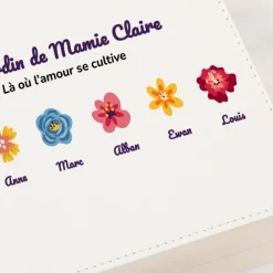 Boite à bijoux personnalisée - Famille fleurs|Cadeaux.com Online