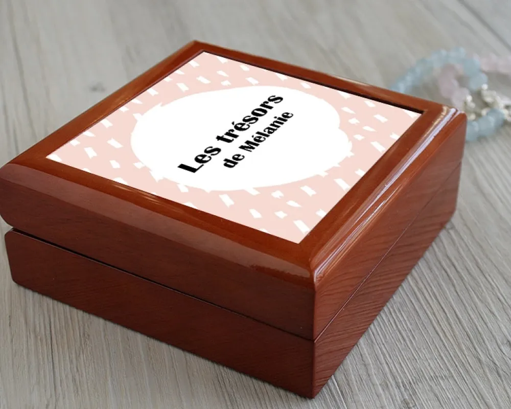 Boite à bijoux Personnalisable - Confettis|Cadeaux.com Clearance