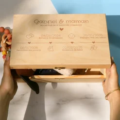 Boite à souvenirs personnalisée - Ligne de Vie|Cadeaux.com Best