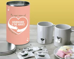 Boite à thé personnalisée - C'est pour ça qu'on t'aime|Cadeaux.com New
