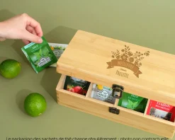 Boite à thé personnalisée - Collection Mamie Fleurie|Cadeaux.com Clearance