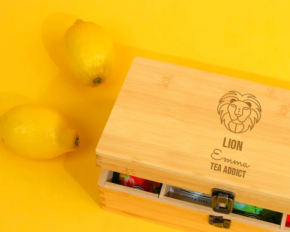 Boite à thé personnalisée - Signe Astro|Cadeaux.com