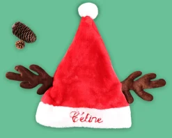 Bonnet de Noël personnalisable pour adulte et enfant|Cadeaux.com New