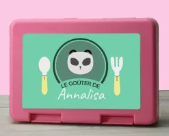 Boîte à goûter Personnalisable - Petit Panda|Cadeaux.com Hot