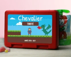 Boîte à goûter personnalisable - Jeux Vidéo Rétro - Version Garçon|Cadeaux.com Hot