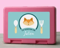 Boîte à goûter Personnalisable - Petit Renard|Cadeaux.com Outlet