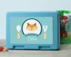 Boîte à goûter Personnalisable - Petit Renard|Cadeaux.com Outlet