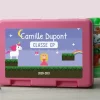 Boîte à goûter personnalisable - Jeux Vidéo Rétro - Version Fille|Cadeaux.com Sale