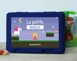 Boîte à goûter personnalisable - Jeux Vidéo Rétro - Version Fille|Cadeaux.com Sale