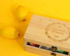 Boîte à thé gravée - Les gourmandises|Cadeaux.com Hot